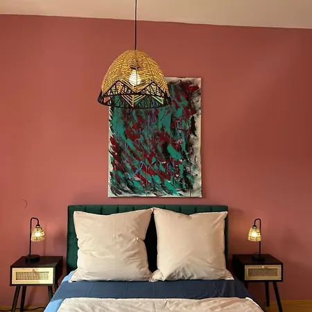 Apartment Designer Zum Relaxen 15 Min Airport Und Parkplatz